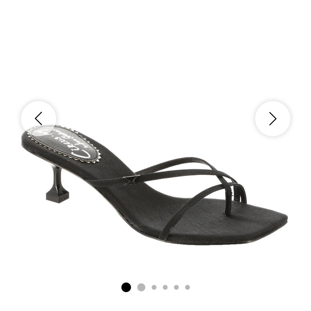 Circus by Sam Edelman Black Strappy Kitten Heel - Juliet
